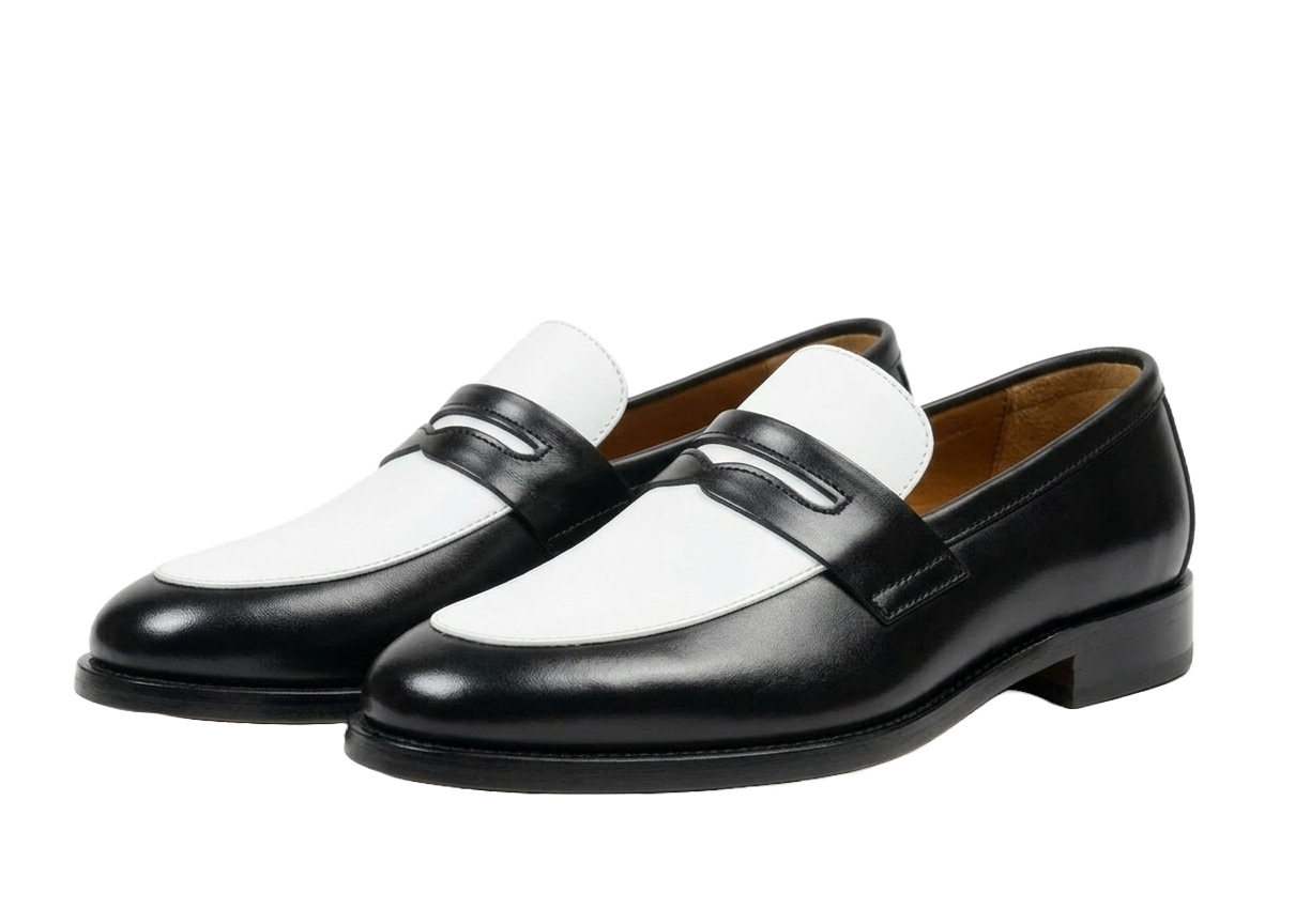 ZK Black & White Loafer – Zarife Kosker
