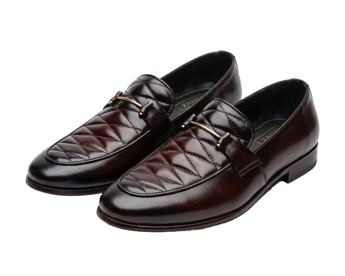 ZK Bordeaux Quilted Loafer