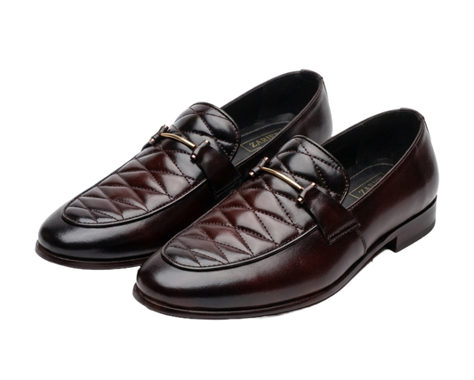 ZK Bordeaux Quilted Loafer