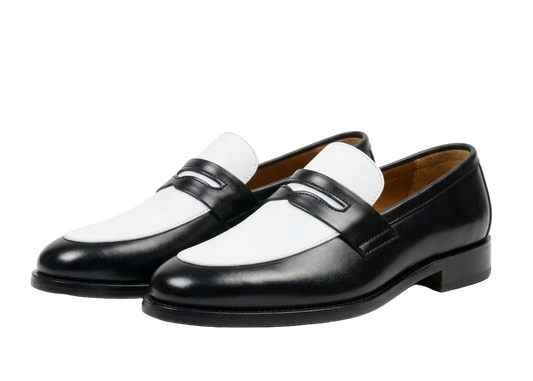 ZK Black & White Loafer