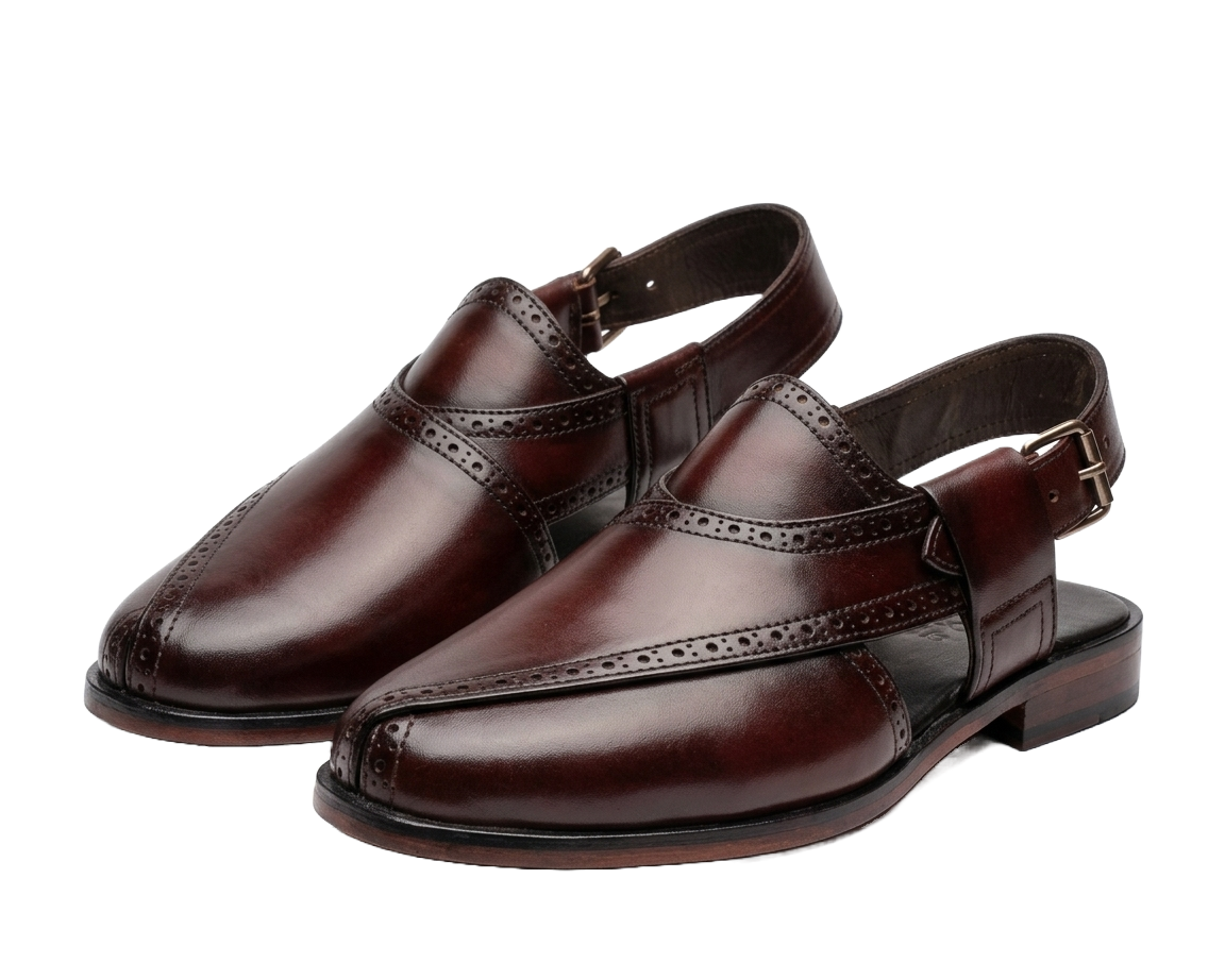 ZK Brogue Peshawari Brown