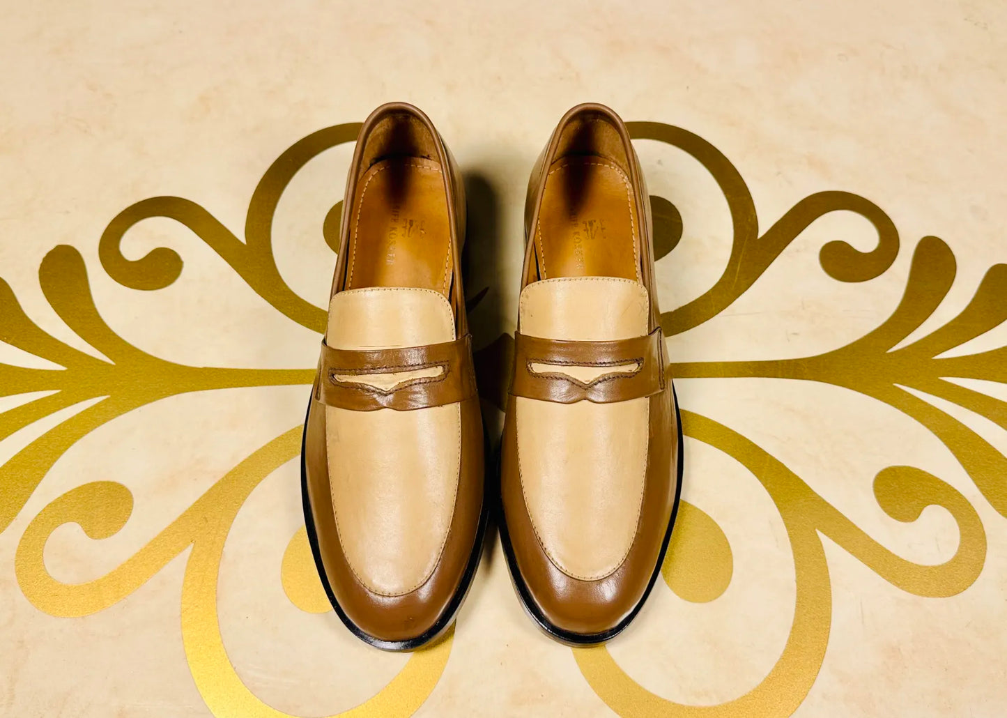 ZK Brown & Beige Loafer