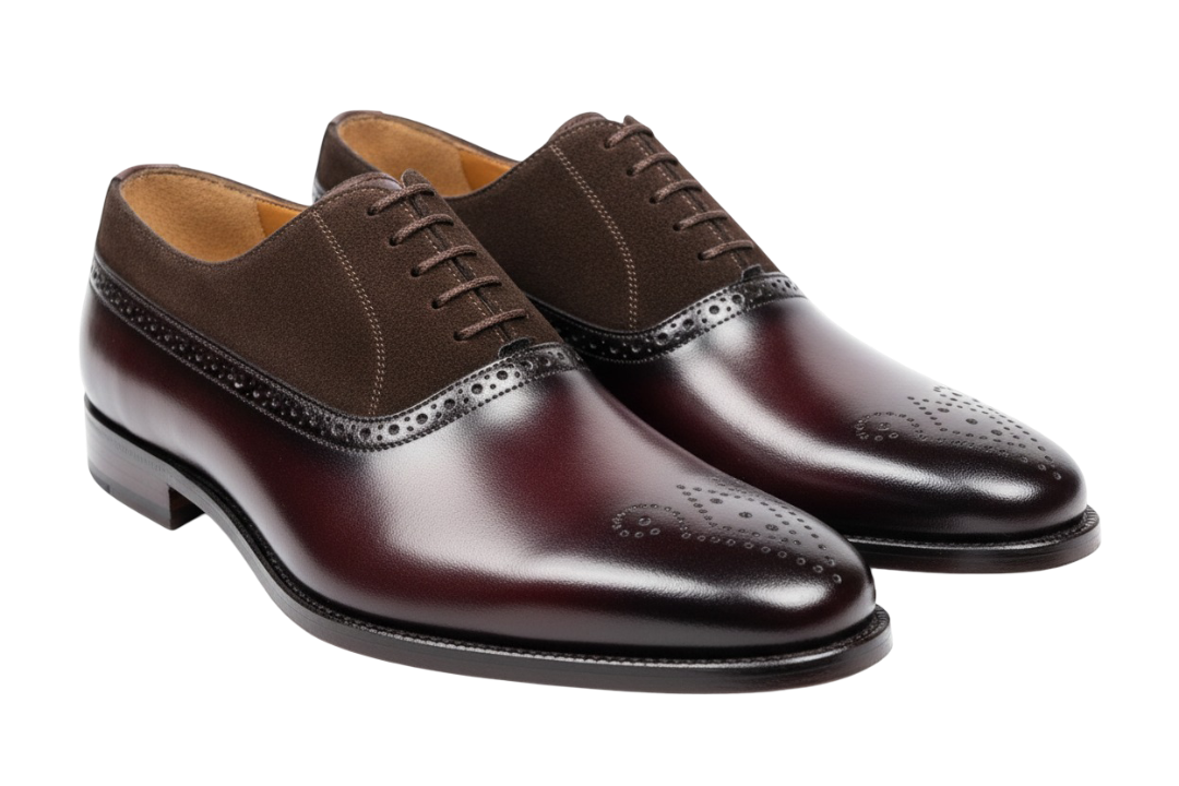 ZK Bordeaux Suede Oxford