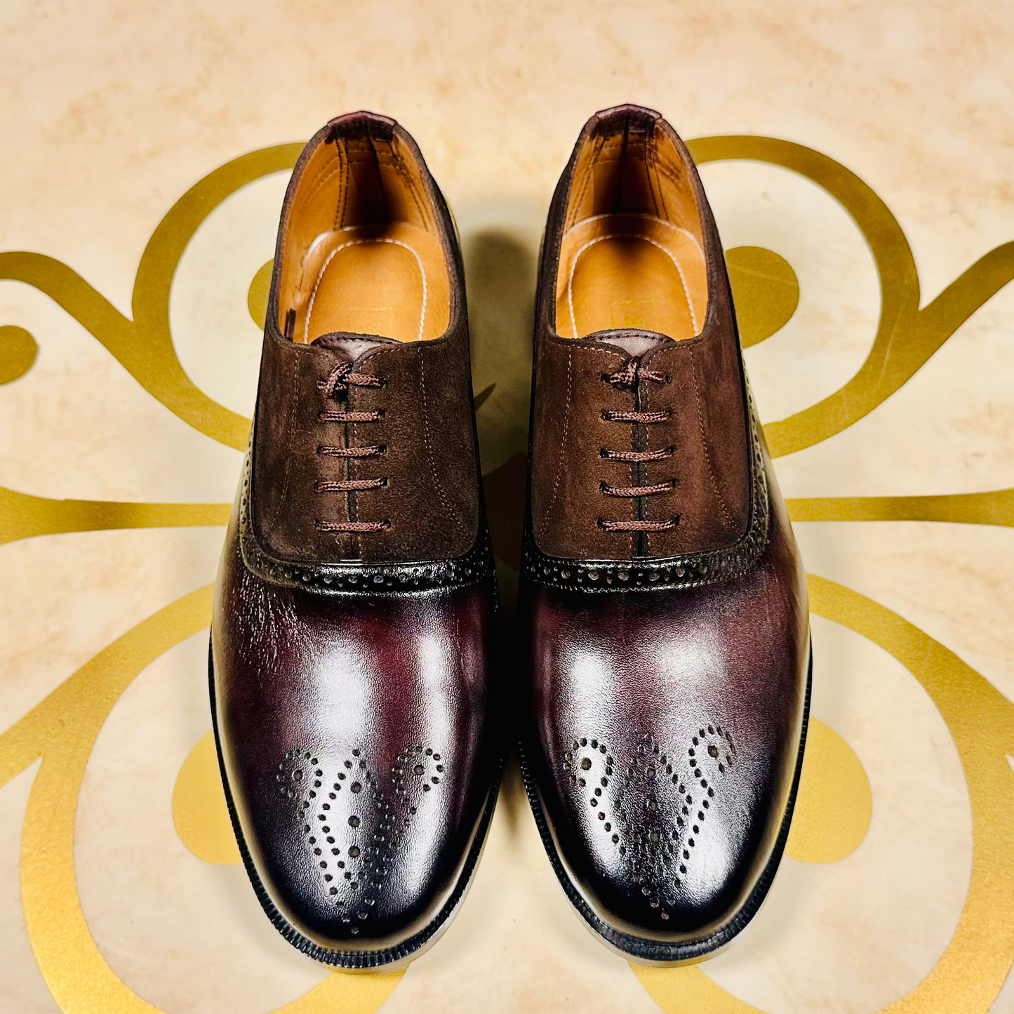 ZK Bordeaux Suede Oxford