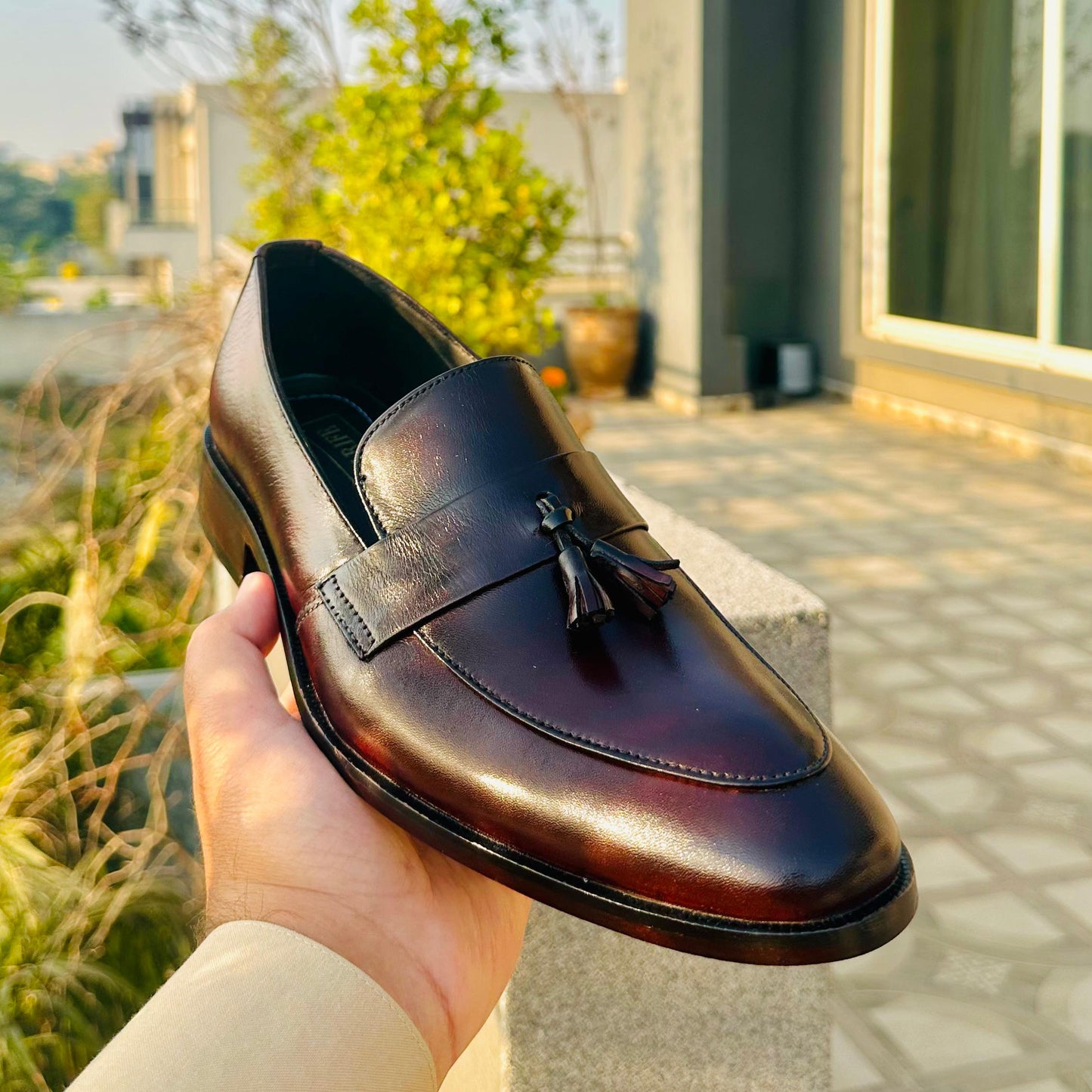 ZK Bordeaux Tassel Loafer