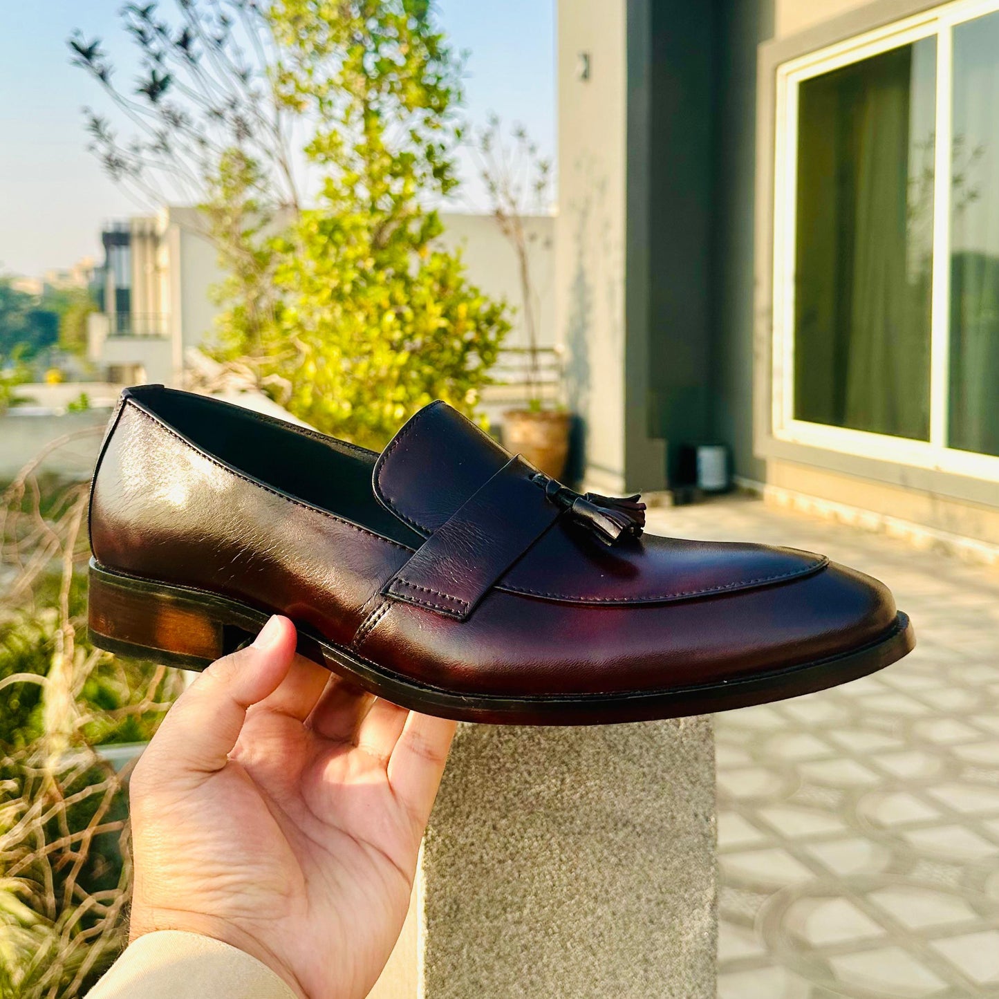 ZK Bordeaux Tassel Loafer