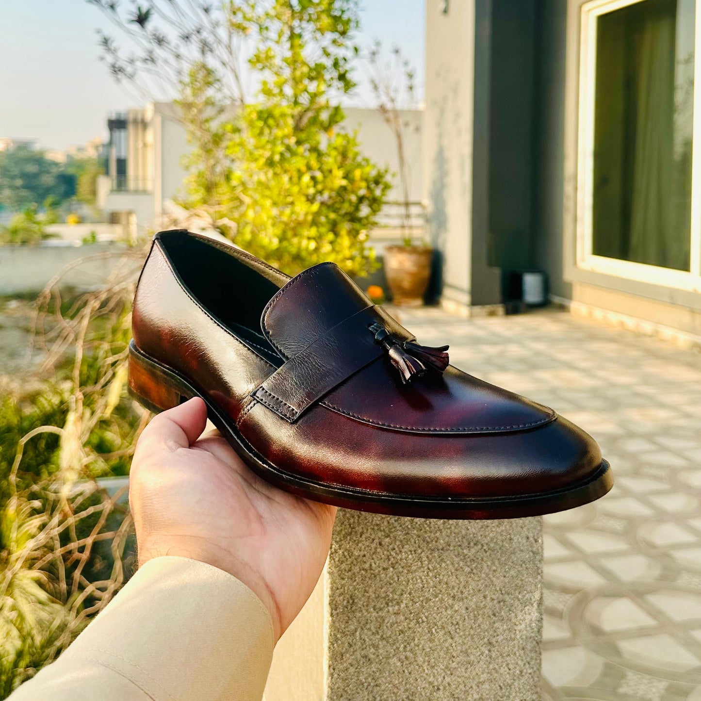 ZK Bordeaux Tassel Loafer