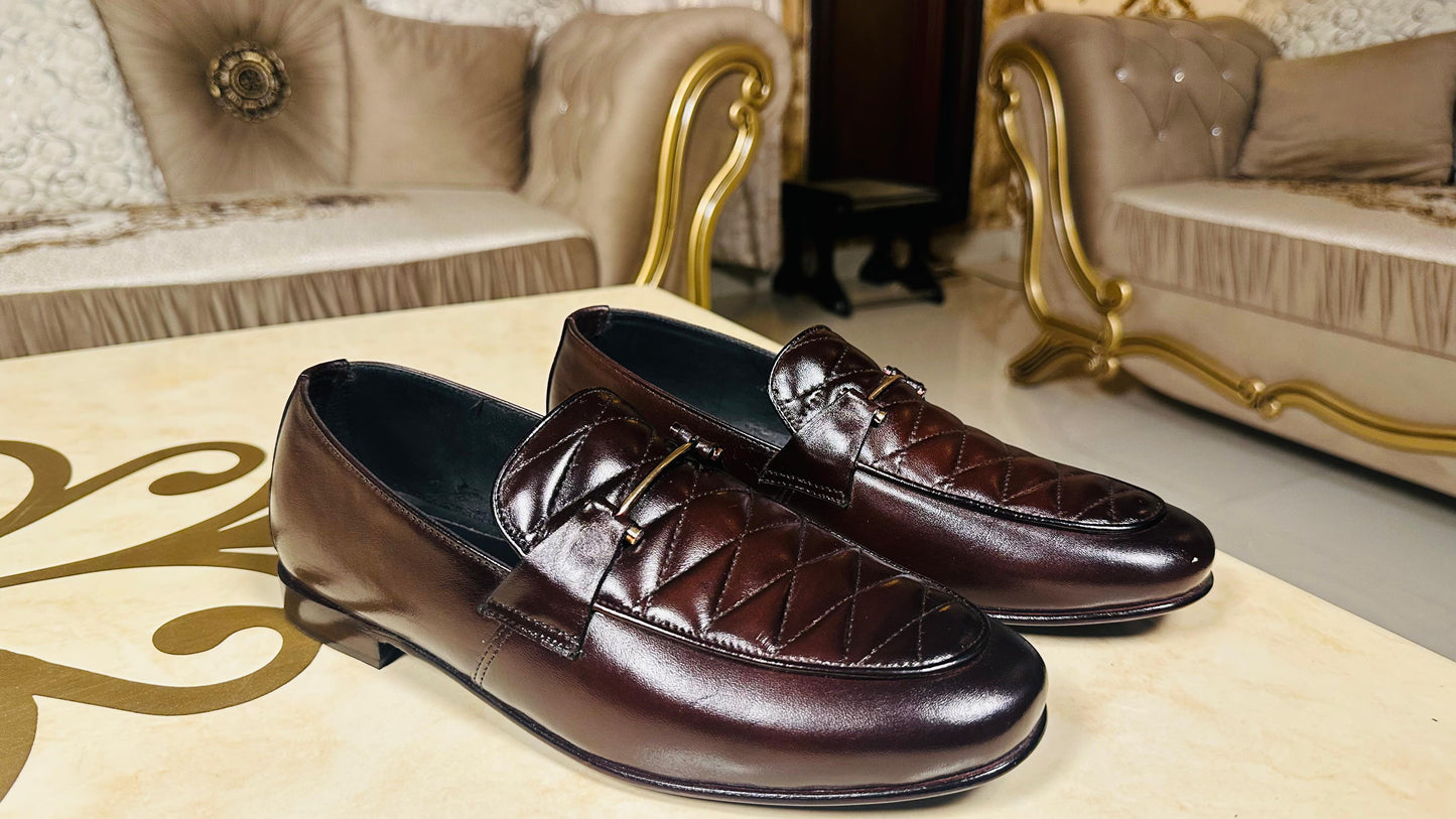 ZK Bordeaux Quilted Loafer
