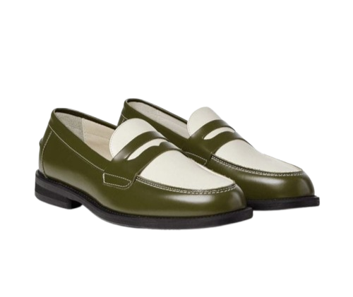 ZK Green & White Loafer