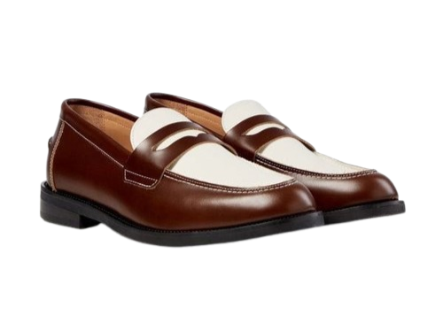 ZK Brown & White Loafer