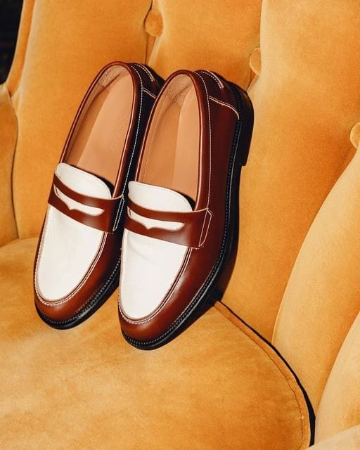 ZK Brown & White Loafer