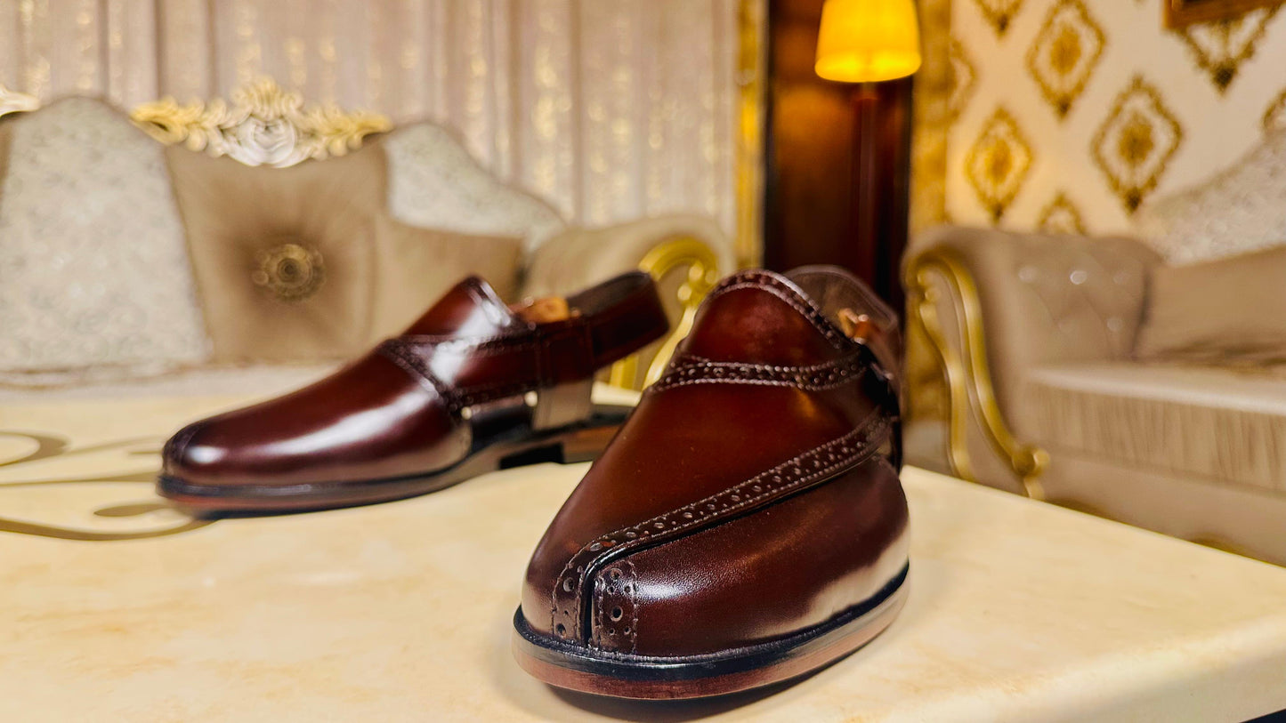 ZK Brogue Peshawari Brown