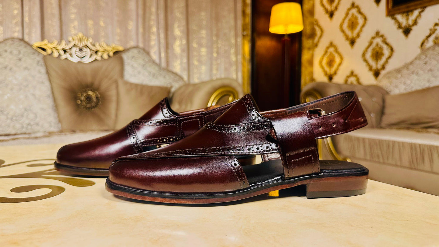 ZK Brogue Peshawari Brown