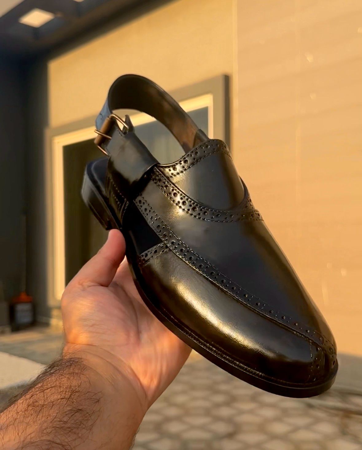 ZK Brogue Peshawari Black