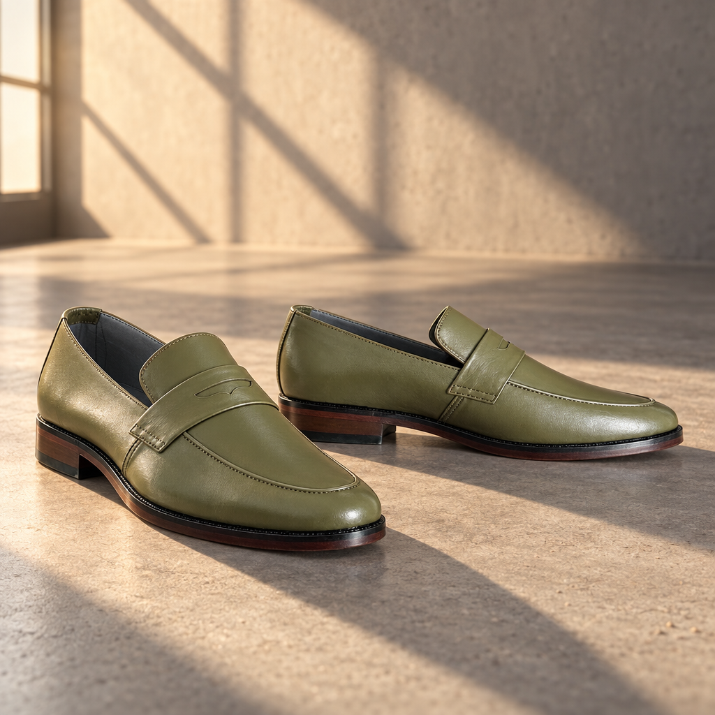 ZK Olive Monarch Loafer